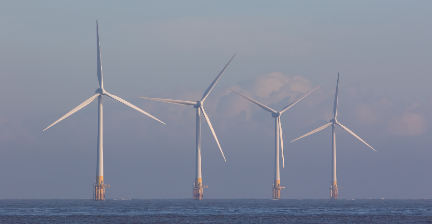 off-shore wind turbines